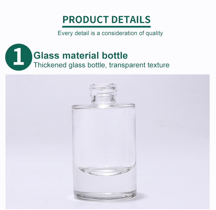 Высококачественная стеклянная бутылка нового дизайна