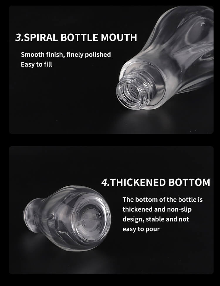 Стеклянная бутылка-капельница для эфирного масла