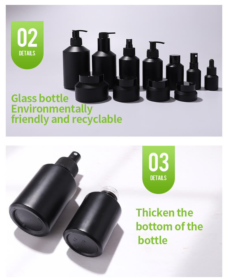 Набор стеклянных бутылок нового дизайна