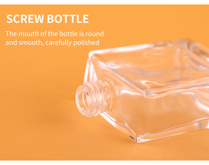 Новый дизайн косметической пустой стеклянной бутылки для ухода за кожей