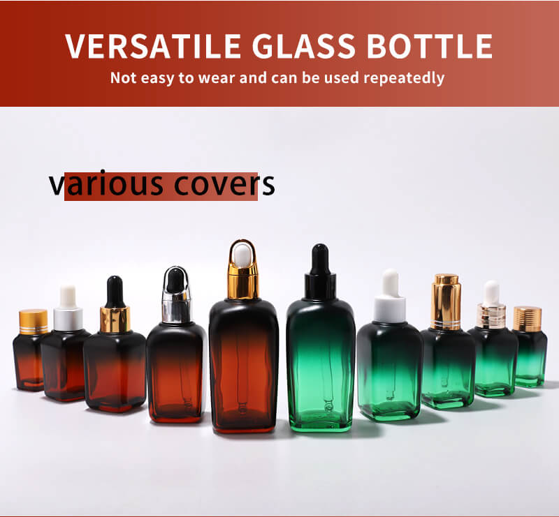 Оптовая индивидуальная косметическая стеклянная бутылка для ухода за кожей