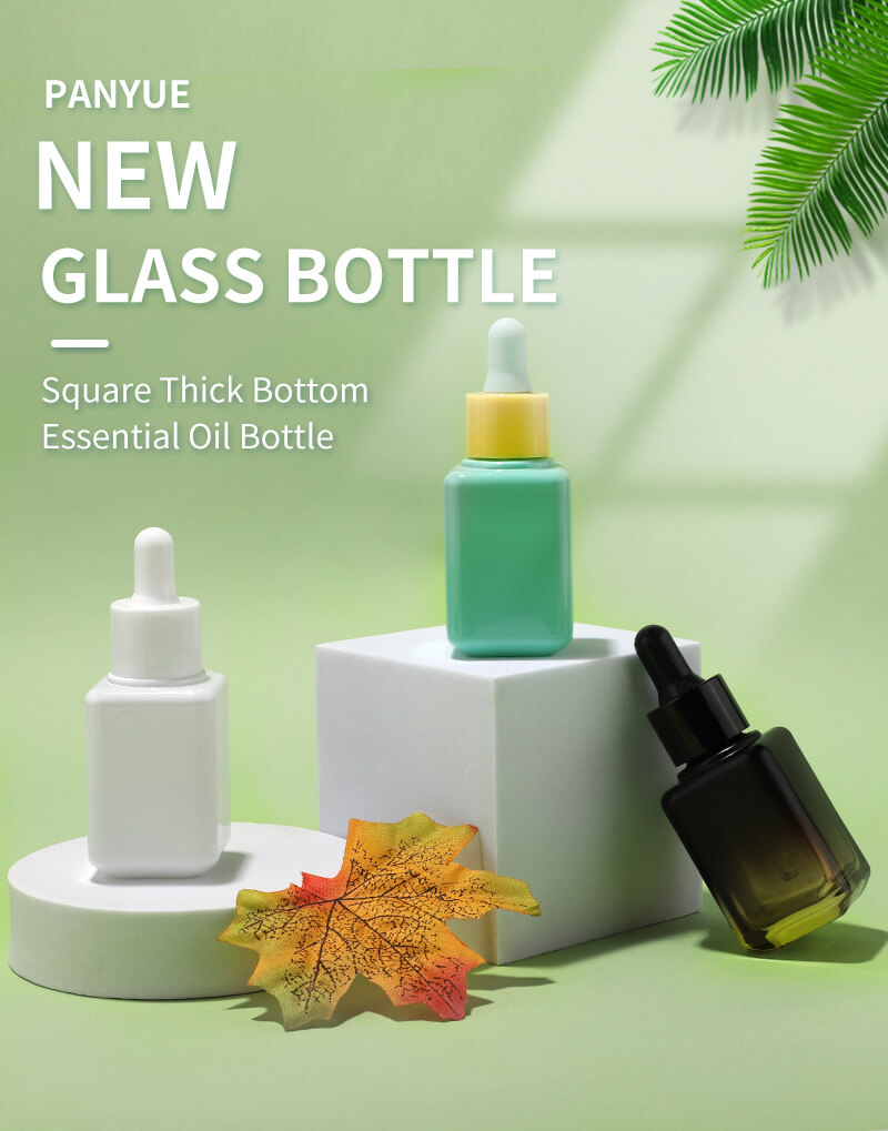 Оптовая квадратная стеклянная бутылка нового дизайна