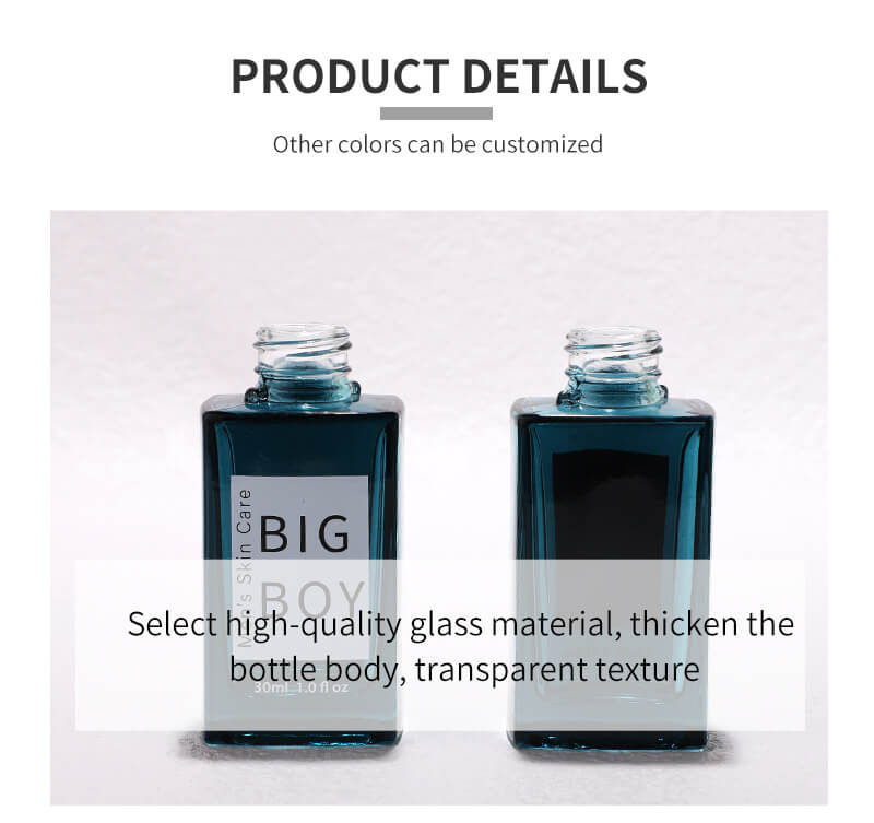 Высококачественная стеклянная бутылка-капельница нового дизайна