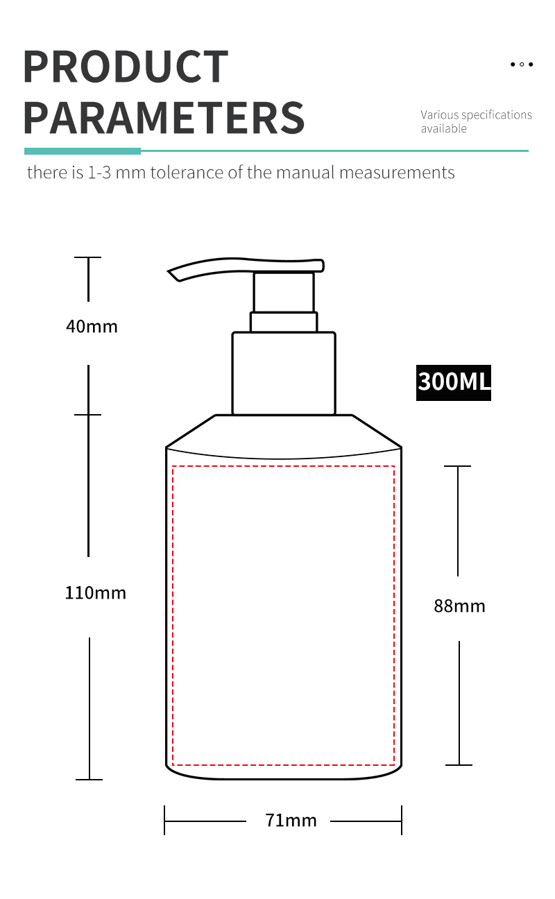 Slanted Shoulder Glass Bottle