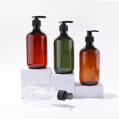 Пластиковая бутылка ПЭТ с насосом для лосьона для шампуня