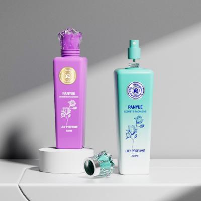 Роскошный стеклянный флакон для духов большого размера