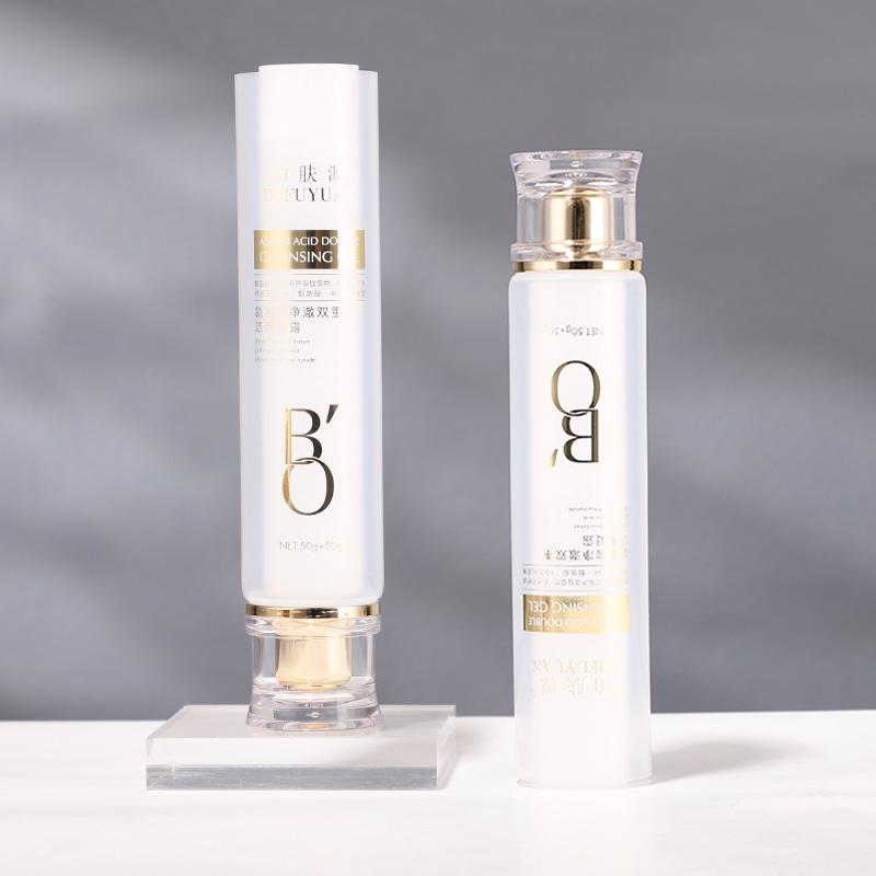 empty plastic cream tubes