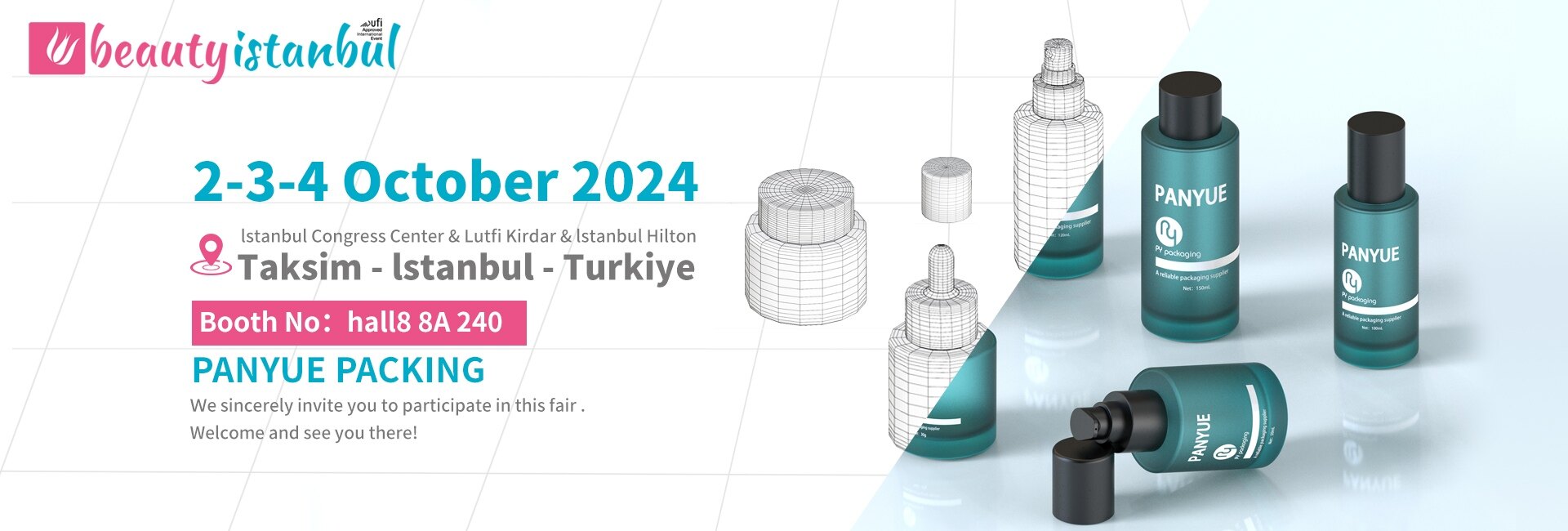 Beauty Istanbul 2024: Panyue Packaging демонстрирует новейшие упаковочные решения